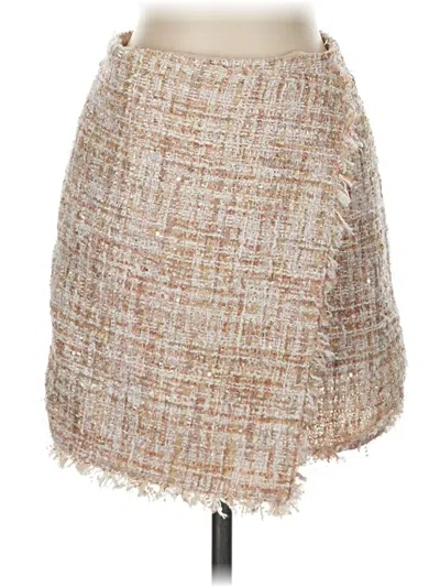 Pre-owned Forever 21 Casual Skirt In Tan