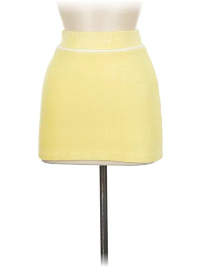 Pre-owned Forever 21 Casual Skirt In Yellow