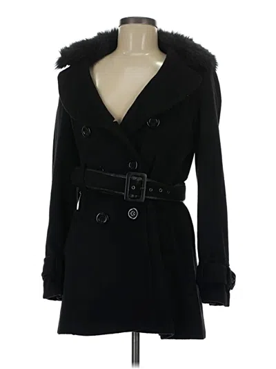 Pre-owned Forever 21 Coat In Black