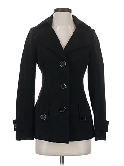 Pre-owned Forever 21 Coat In Black