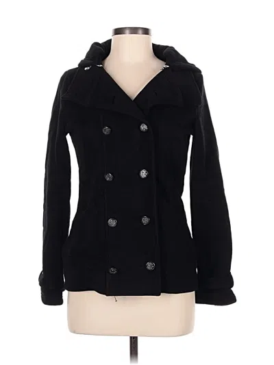 Pre-owned Forever 21 Coat In Black
