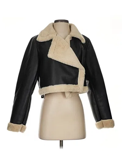 Pre-owned Forever 21 Coat In Black
