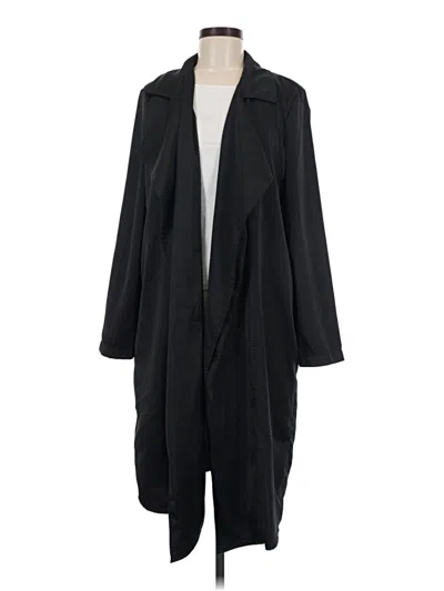 Pre-owned Forever 21 Coat In Black