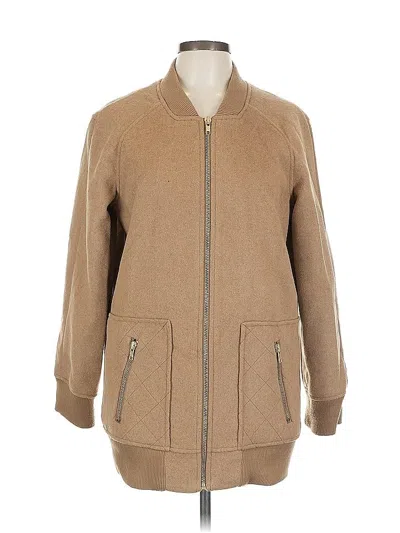 Pre-owned Forever 21 Coat In Brown