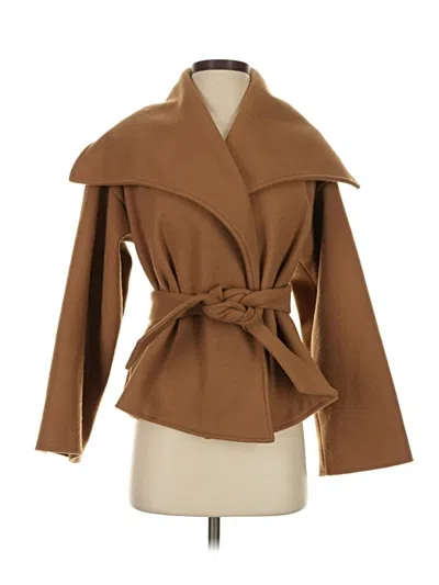 Pre-owned Forever 21 Coat In Brown