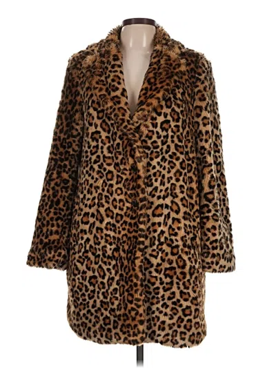 Pre-owned Forever 21 Coat In Brown