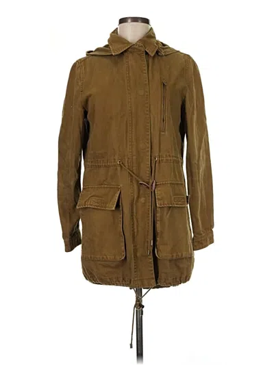 Pre-owned Forever 21 Coat In Brown