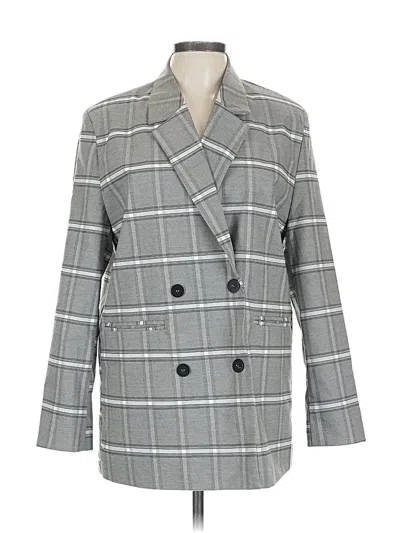 Pre-owned Forever 21 Coat In Gray