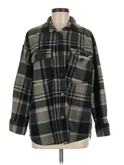 Pre-owned Forever 21 Coat In Gray