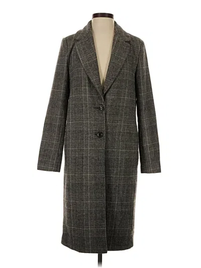 Pre-owned Forever 21 Coat In Gray