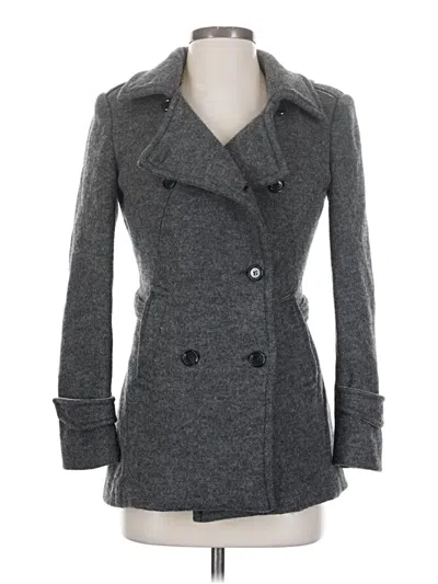 Pre-owned Forever 21 Coat In Gray