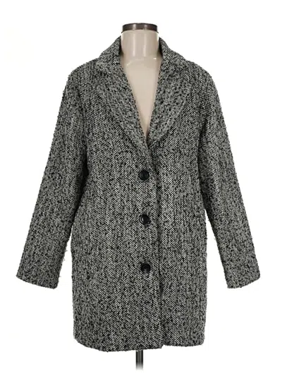 Pre-owned Forever 21 Coat In Gray