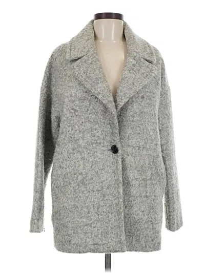 Pre-owned Forever 21 Coat In Gray