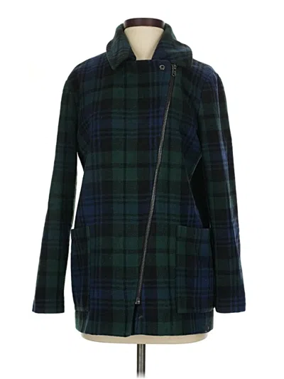 Pre-owned Forever 21 Coat In Green