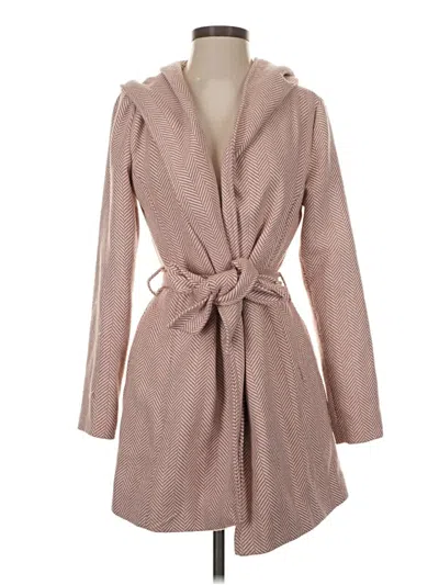 Pre-owned Forever 21 Coat In Pink