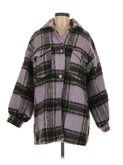 Pre-owned Forever 21 Coat In Purple