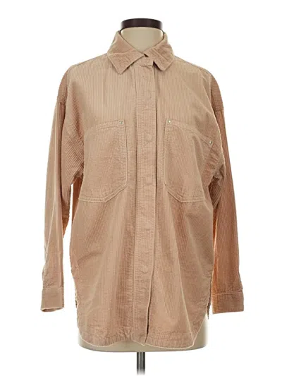 Pre-owned Forever 21 Coat In Tan