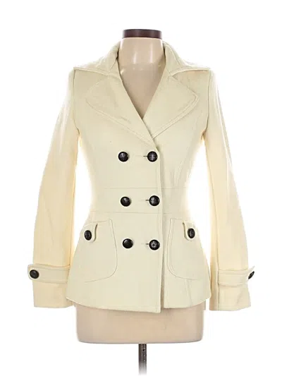 Pre-owned Forever 21 Coat In White