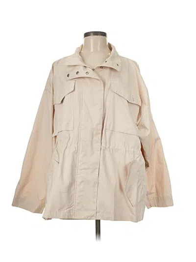 Pre-owned Forever 21 Coat In White