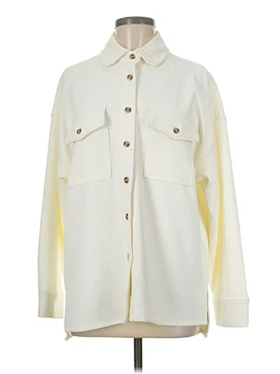 Pre-owned Forever 21 Coat In White