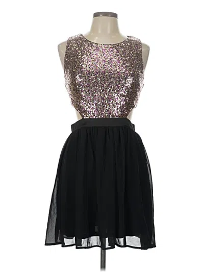 Pre-owned Forever 21 Cocktail Dress In Black