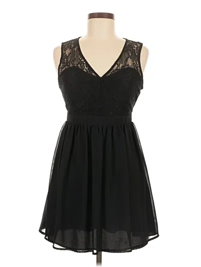 Pre-owned Forever 21 Cocktail Dress In Black