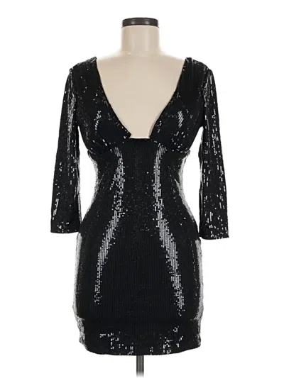 Pre-owned Forever 21 Cocktail Dress In Black