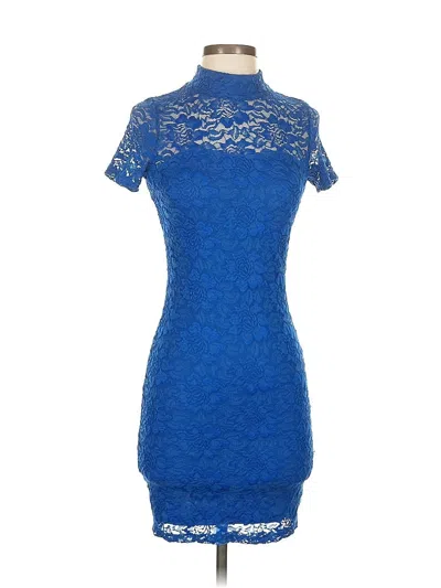 Pre-owned Forever 21 Cocktail Dress In Blue