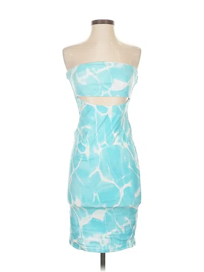 Pre-owned Forever 21 Cocktail Dress In Blue