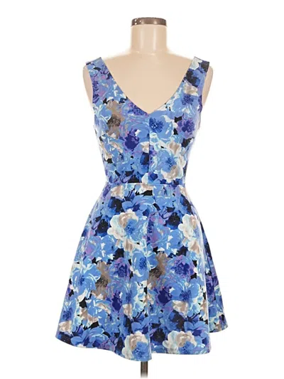 Pre-owned Forever 21 Cocktail Dress In Blue