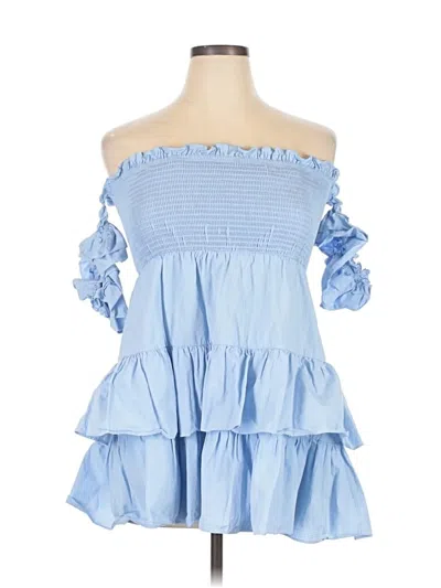 Pre-owned Forever 21 Cocktail Dress In Blue