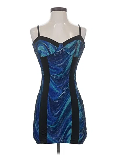 Pre-owned Forever 21 Cocktail Dress In Blue
