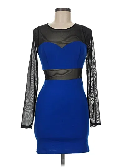 Pre-owned Forever 21 Cocktail Dress In Blue
