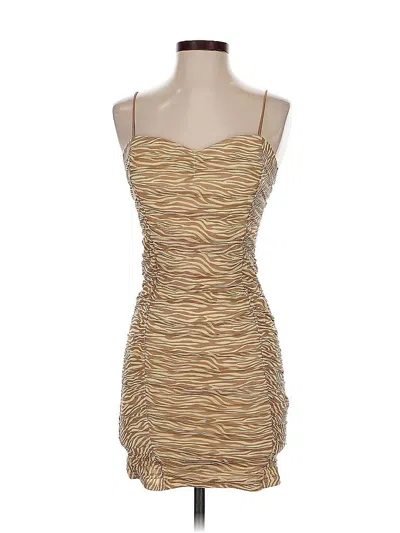 Pre-owned Forever 21 Cocktail Dress In Brown