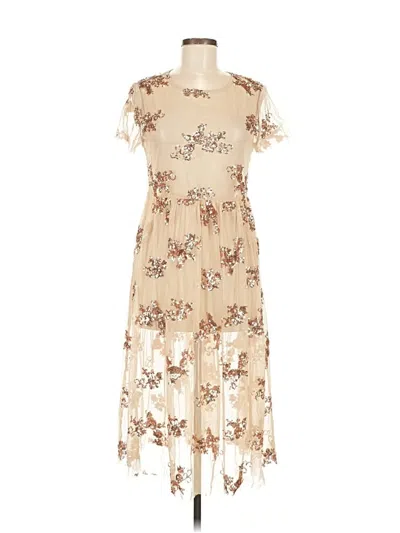 Pre-owned Forever 21 Cocktail Dress In Brown