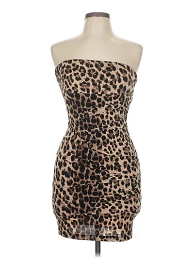 Pre-owned Forever 21 Cocktail Dress In Brown