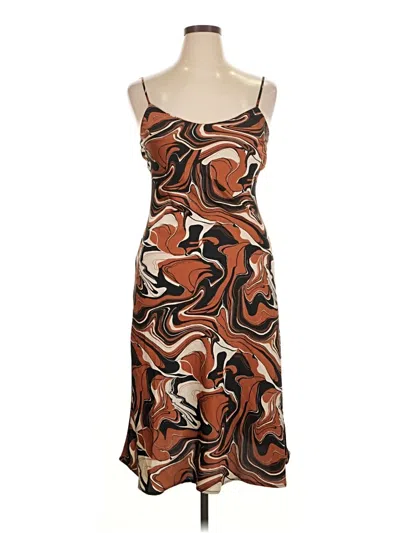 Pre-owned Forever 21 Cocktail Dress In Brown
