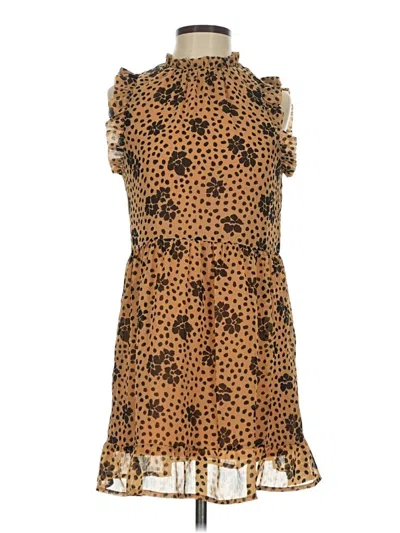 Pre-owned Forever 21 Cocktail Dress In Brown