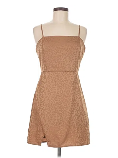 Pre-owned Forever 21 Cocktail Dress In Brown