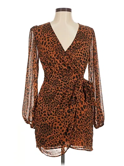 Pre-owned Forever 21 Cocktail Dress In Brown