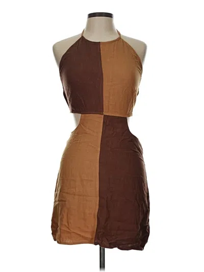 Pre-owned Forever 21 Cocktail Dress In Brown