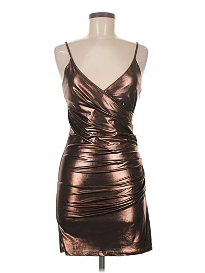 Pre-owned Forever 21 Cocktail Dress In Brown