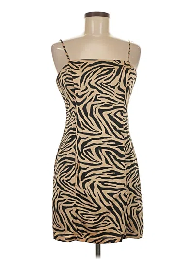 Pre-owned Forever 21 Cocktail Dress In Brown
