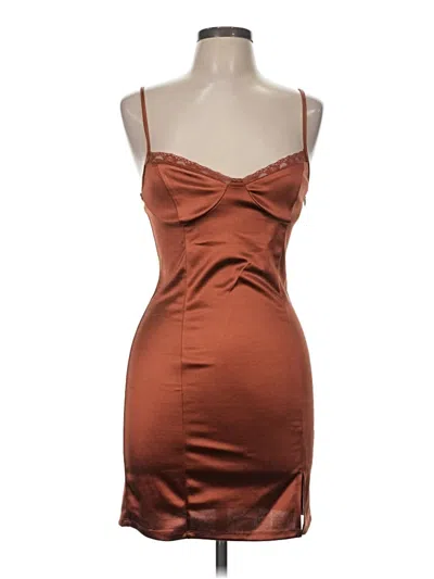 Pre-owned Forever 21 Cocktail Dress In Brown