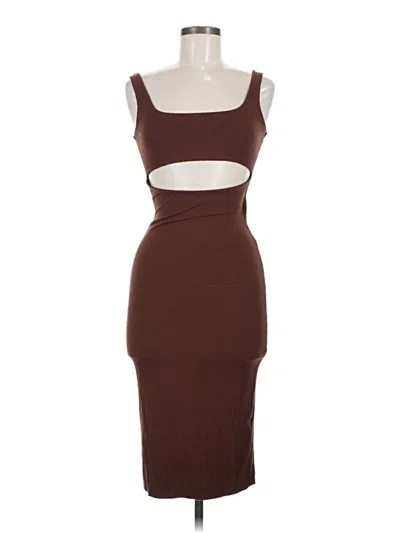Pre-owned Forever 21 Cocktail Dress In Brown