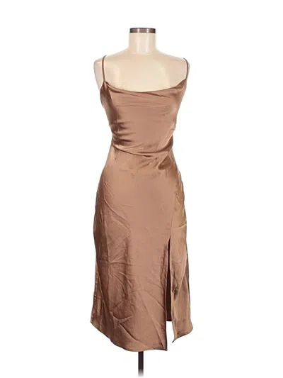 Pre-owned Forever 21 Cocktail Dress In Brown
