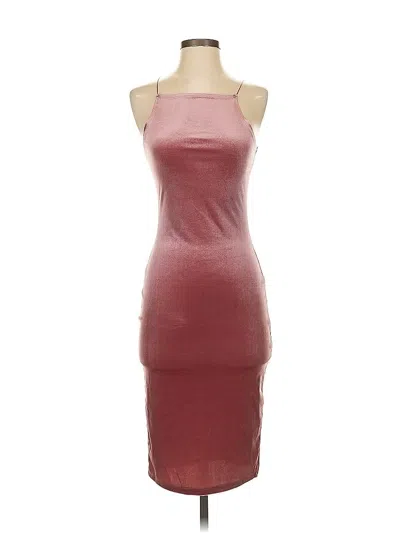 Pre-owned Forever 21 Cocktail Dress In Burgundy