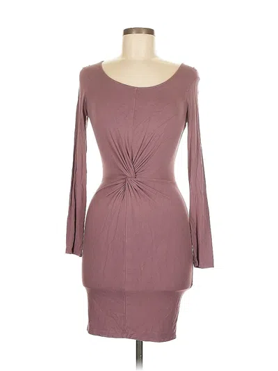 Pre-owned Forever 21 Cocktail Dress In Burgundy