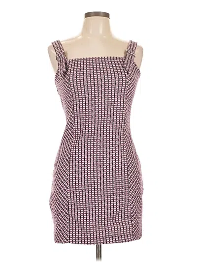 Pre-owned Forever 21 Cocktail Dress In Burgundy