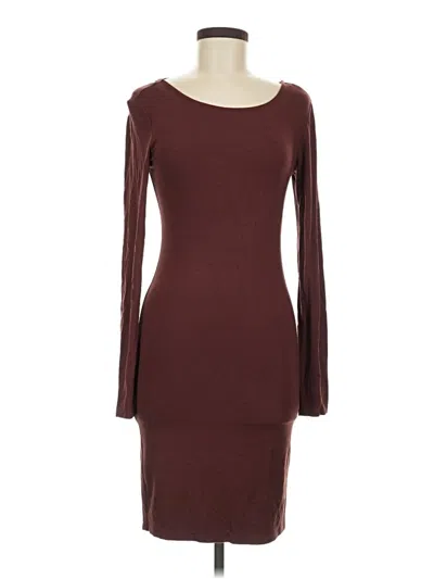Pre-owned Forever 21 Cocktail Dress In Burgundy